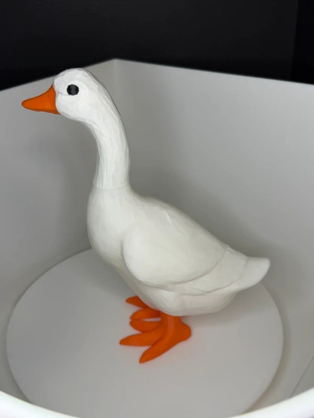 7” Desk Goose Figurine • Dress-Up Goose • Cute Office Desk Buddy Decor